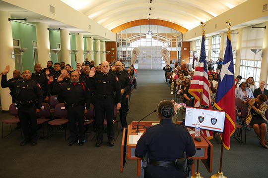 UHPD Badge Pinning