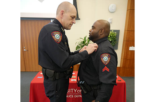 UHPD Badge Pinning