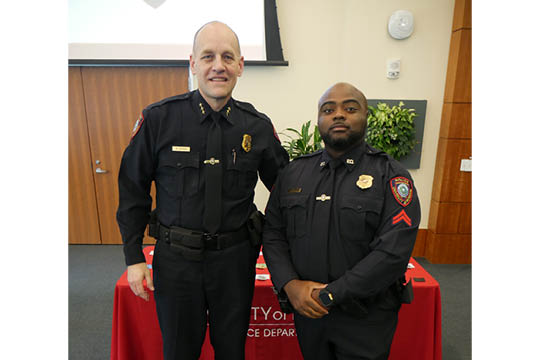 UHPD Badge Pinning