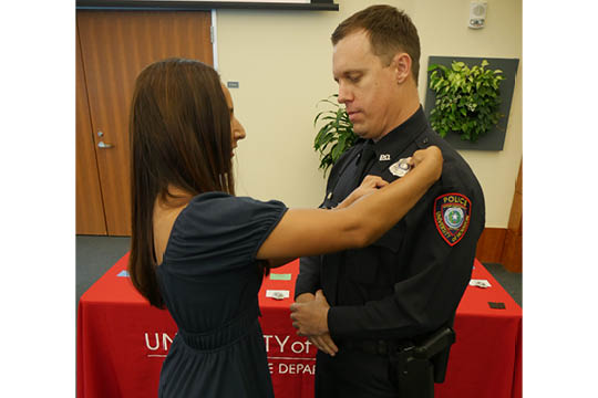 UHPD Badge Pinning