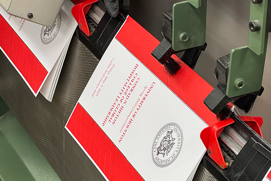 Bound for Graduation: Copy, Print, and Delivery Services Crafts Commencement Keepsakes 