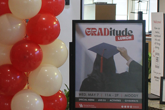 Moody Towers Shines With ‘Graditude’ For New Graduates 