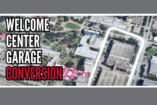 Changes Coming to Welcome Center Garages 