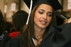 An HHP student at Commencement 2009