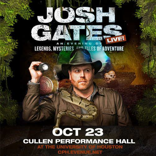 Josh Gates: An Evening of Legends, Mysteries, and Tales of Adventure | Oct. 23
