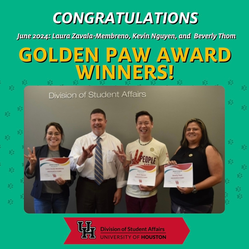 Golden Paw Winners graphic