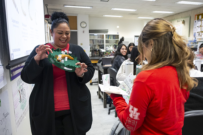 Teacher and a student