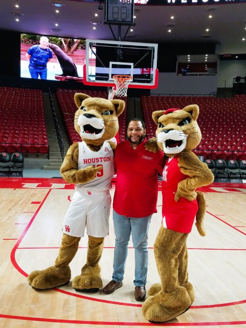Steven pictured with Sasha and Shasta Steven pictured with Sasha and Shasta
