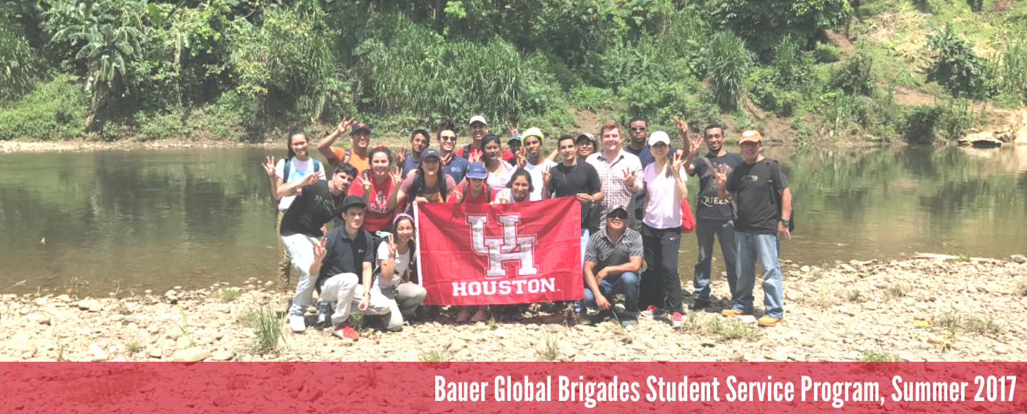 Bauer Global Brigades Student Service Program, Summer 2017