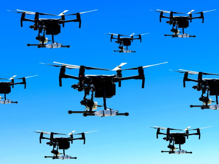 Swarm of drones