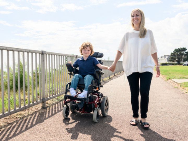 wheelchair boy Discovery Slows Down Muscular Dystrophy 