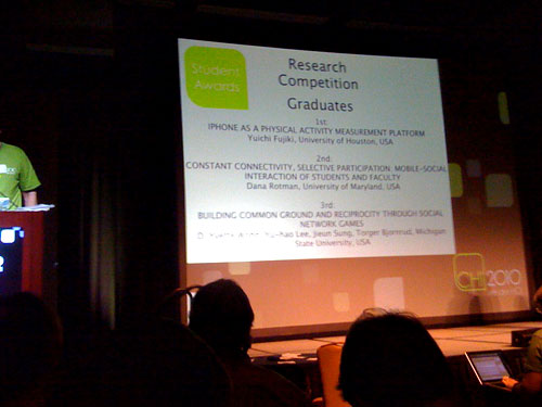 CHI Conference 2010