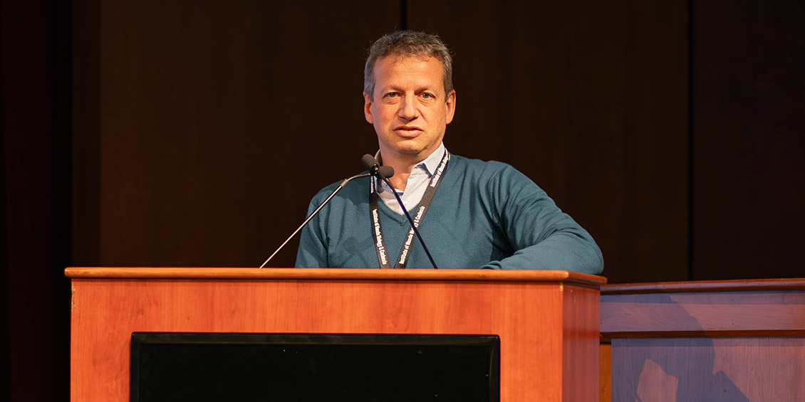 mbcc keynote presenter sandri at podium