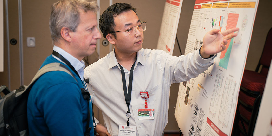 poster presenter and attendee