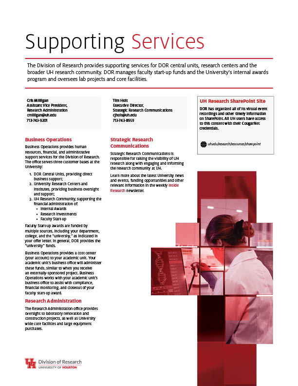 Supporting Services Handout