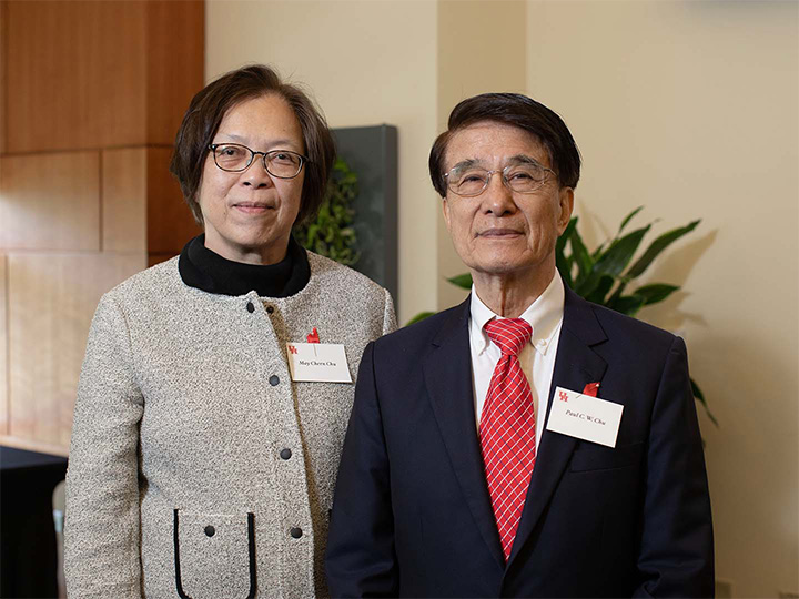 Paul Chu and May Chern