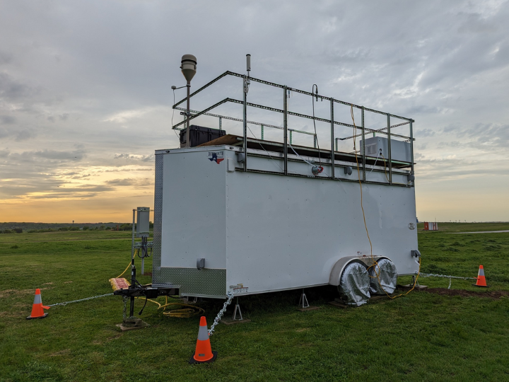 Air quality monitoring lab equipment in Galveston