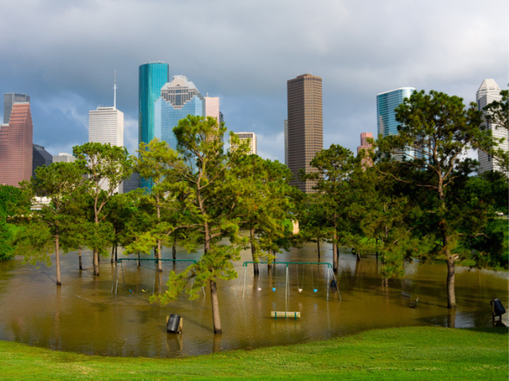 Houston flood waters