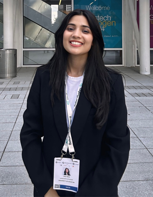 FNU Vidhi vice-chair of marketing for the Energy Coalition and a physics doctoral student, noted that GasTech helped her form a broader perspective on hydrogen’s role in the energy transition. FNU Vidhi vice-chair of marketing for the Energy Coalition and a physics doctoral student, noted that GasTech helped her form a broader perspective on hydrogen’s role in the energy transition.